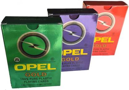 Opel Opel Gold Indoor Game Plastic Playing Cards 9 Cm X 6 Cm Opel Gold Indoor Game Plastic Playing Cards 9 Cm X 6 Cm Shop For Opel Products In India Flipkart Com