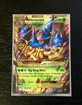 Pokemon Furious Fists M Heracross EX 112/111 Ultra-Rare Rare Card