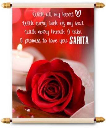 Lolprint I Love You Sarita Scroll Greeting Card Price in India - Buy Lolprint I Love You Sarita Scroll Greeting Card online at Lolprint I Love You Sarita Scroll Greeting Card Price in India - Buy Lolprint I Love You Sarita Scroll Greeting Card online at