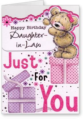 Happy Birthday Daughter Card Images Lolprint Happy Birthday Daughter In Law Greeting Card Price In India - Buy  Lolprint Happy Birthday Daughter In Law Greeting Card Online At Flipkart.com