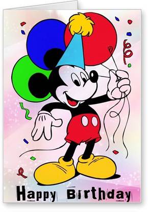 Birthday Wishes From Mickey Mouse