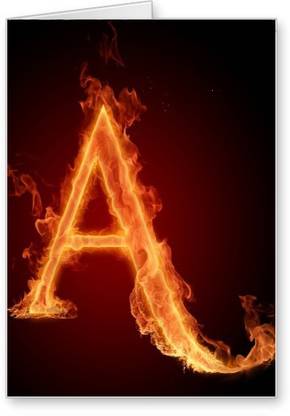 Lolprint A Alphabet Letter Name Greeting Card Price in India - Buy Lolprint A  Alphabet Letter Name Greeting Card online at Flipkart.com