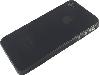 PHOENIX Back Cover for Apple 4S, Apple iPhone 4 0.5 MM Transparent Black Cover Iphone 4 4s - PHOENIX : Flipkart.com