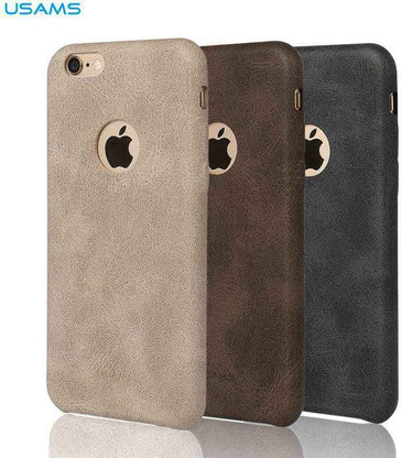 Iphone 6 back cover leather clearance