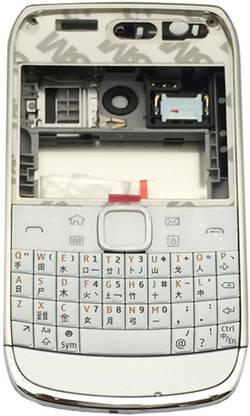 lapmate back cover for high quality battery back door cover full housing panel for nokia e6 white lapmate flipkart com