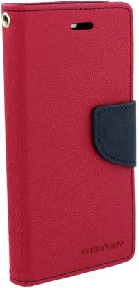 Stylecover Flip Cover for Samsung galaxy E7 Red Cover MERCURY Fancy Leather Wallet Flip Stand Case