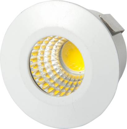 puffin led 3w cob round panel ceiling light color of led wamwhite pack of 1 recessed ceiling lamp price in india buy puffin led 3w cob round panel ceiling light color