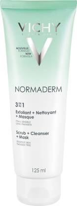 Vichy Normaderm 3 in 1 Mask, Scrub & Cleanser
