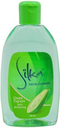SILKA Green Papaya Skin Whitening Facial Cleanser