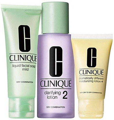 clinique 3 step face wash