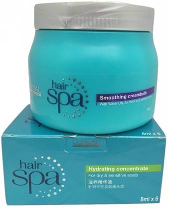 L'Oréal Paris Hair Spa smoothing Creambath With Hydrating Concentrate Price in India - Buy L'Oréal Paris Hair Spa smoothing Creambath With Hydrating Concentrate online at L'Oréal Paris Hair Spa smoothing Creambath With Hydrating Concentrate Price in India - Buy L'Oréal Paris Hair Spa smoothing Creambath With Hydrating Concentrate online at