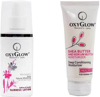 Oxyglow Saffron Sandal Fairness Lotion Shea Butter Kokum Butter Price In India Buy Oxyglow Saffron Sandal Fairness Lotion Shea Butter Kokum Butter Online At Flipkart Com