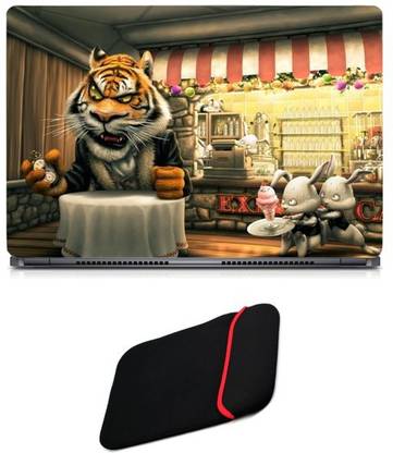 Skin Yard Angry Tiger Cartoon Cafe Laptop Skin/Decal with Reversible Laptop Sleeve Inch Combo Set Price in India - Buy Skin Yard Angry Tiger Cartoon Cafe Laptop Skin/Decal with Reversible Skin Yard Angry Tiger Cartoon Cafe Laptop Skin/Decal with Reversible Laptop Sleeve Inch Combo Set Price in India - Buy Skin Yard Angry Tiger Cartoon Cafe Laptop Skin/Decal with Reversible