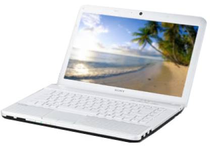 Sony VAIO VPCEG25EN/W Laptop (2nd Gen Ci3/ 2GB/ 320GB/ Win7 HB) Rs 