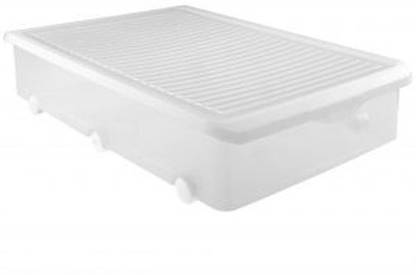 Tatay 63 L With Wheels Simple Underbed Storage Box Tanspa Made In Eu Plastic Grocery Container India Tatay 63 L With Wheels Simple Underbed, Under Bed Storage Wheels Plastic