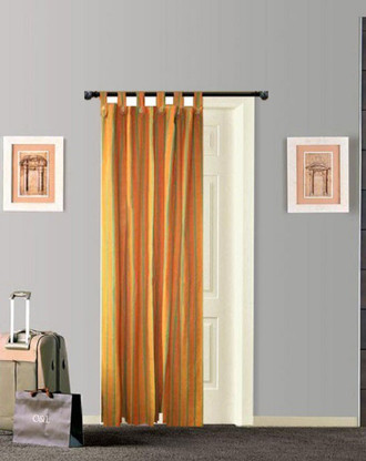curtain in doorway
