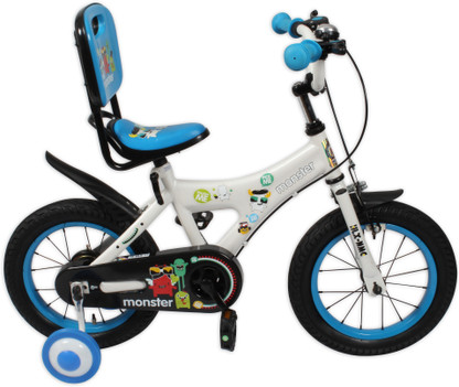 HLX-NMC KIDS BICYCLE 14 MONSTER WHITE 