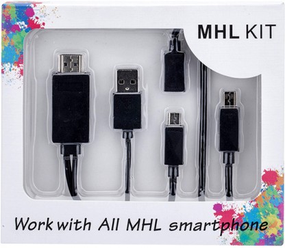 Noradtjcca Professionelles MHL 1080p HD Micro USB zu HDMI Kabel mit 11 Pin für Samsung Galaxy S1-4 Note1-4 S4 I9500 S3 I9300 