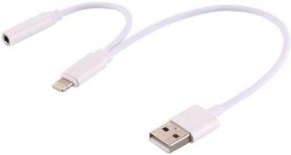 blue apple lightning to 3 5mm headphone jack adapter usb charging for iphone 7 7 plus 0 3 m lightning cable