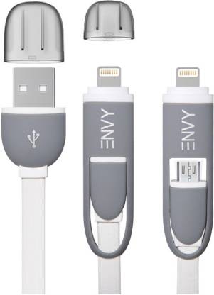 ENVY 2 in 1 USB/Data Cable 1 m Lightning Cable
