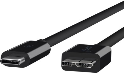 Belkin 0,9m Noir Câble de charge et synchronisation USB- C 3.1 vers Micro USB-B 