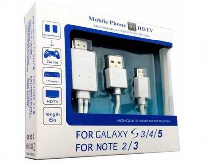 akshaj micro usb 3 0 to hdmi cable mhl micro usb to hdmi 1080p hdtv adapter cable with integrated usb charging cable 6 feet for samsung galaxy