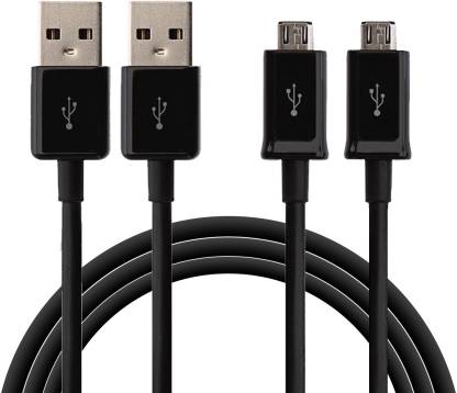 Cavo [ Pack of 2 Cables] Sync & Charge Micro 2.1 A 1 m ABS Plastic, Polycarbonate Micro USB Cable