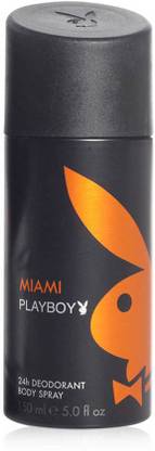 Playboy Miami 24h Deodorant Spray For Men Price In India Buy Playboy Miami 24h Deodorant Spray For Men Online In India Reviews Ratings Flipkart Com