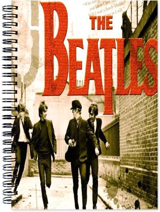 VenTechno The Beatles Wirebound Ruled Paper Sheets Personal and Office Stationary Notebooks Diary A5 Diary Ruled 160 Pages