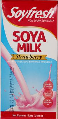 Soyfresh Soya Milk Strawberry Drink Price In India Buy Soyfresh Soya Milk Strawberry Drink Online At Flipkart Com