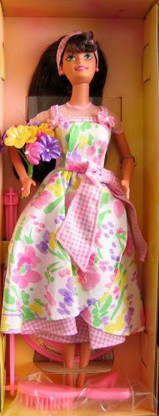 avon special edition spring petals barbie doll second in series