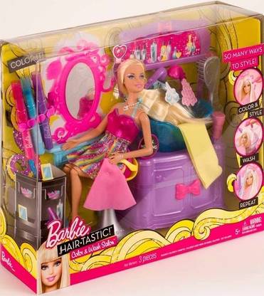 BARBIE Hair-Tastic Color & Wash Salon - Hair-Tastic Color & Wash Salon . Buy Barbie toys in India. shop for BARBIE products in India. Toys for 5 - 9 Years Kids. BARBIE Hair-Tastic Color & Wash Salon - Hair-Tastic Color & Wash Salon . Buy Barbie toys in India. shop for BARBIE products in India. Toys for 5 - 9 Years Kids.