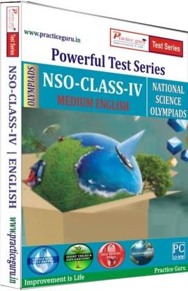 Practice guru Powerful Test Series - NSO Medium English (Class - 4)