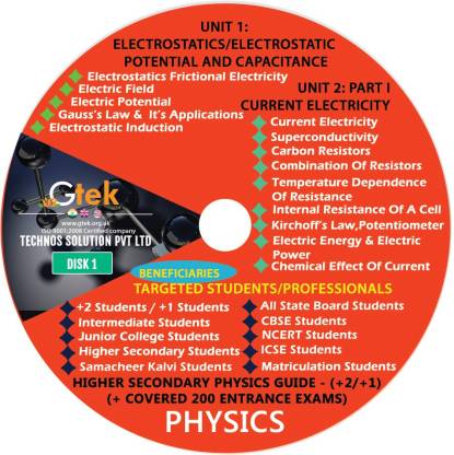 Gtek 11th and 12th Physics Animated Tutorials (11 Units) - Gtek :  
