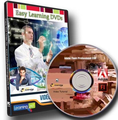 Easy Learning Adobe Flash Professional CS6 Video Training Tutorial DVD -  Easy Learning : 