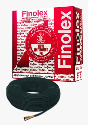 Finolex Pvc Fr Pvc 2 5 Sq Mm Black 90 M Wire Price In India Buy Finolex Pvc Fr Pvc 2 5 Sq Mm Black 90 M Wire Online At Flipkart Com