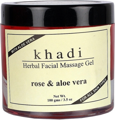 khadi natural rose and aloe vera cream
