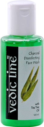 vedic line charcoal face wash