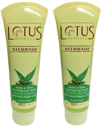 lotus neem face wash price