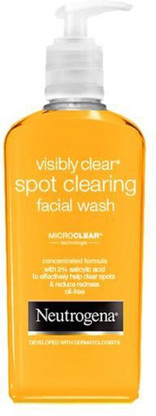 neutrogena visibly clear spot clearing facial wash