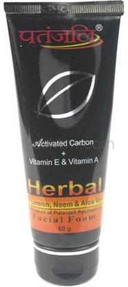 patanjali activated carbon face wash price