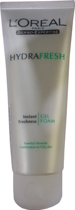 loreal hydrafresh face wash