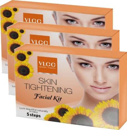 VLCC VLCC Skin Tightening Facial Kit Pack of 3 (3 x 25 g)