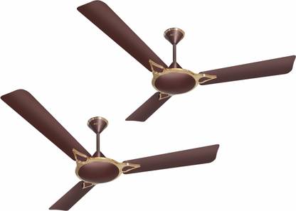 Activa Windsor 5 Star Golden Brown Pack Of Two 1400 Mm 3 Blade Ceiling Fan In India Activa Windsor 5 Star Golden Brown Pack, Dual Blade Ceiling Fans Home