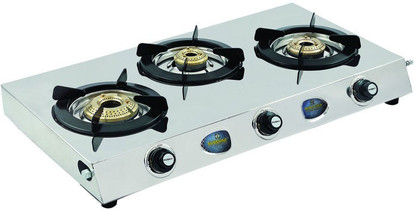 sunshine gas stove 3 burner glass top
