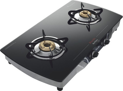 preethi blu flame gas stove 2 burner