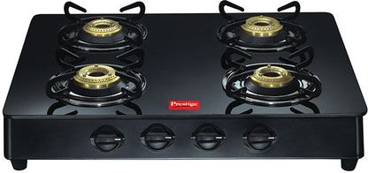 prestige 4 burner glass top stove