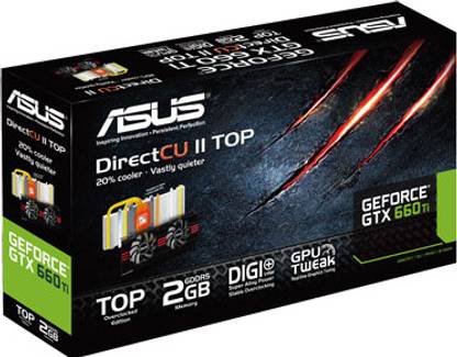 Asus Nvidia Gtx660 Ti Dc2t 2gd5 2 Gb Gddr5 Graphics Card Asus Flipkart Com