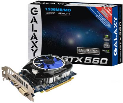 Galaxy Nvidia Geforce Gtx 560se 1 5 Gb Ddr5 Graphics Card Galaxy Flipkart Com