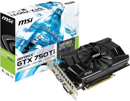 Msi Geforce Gtx 750ti 2 Gb Gddr5 Graphics Card Msi Flipkart Com